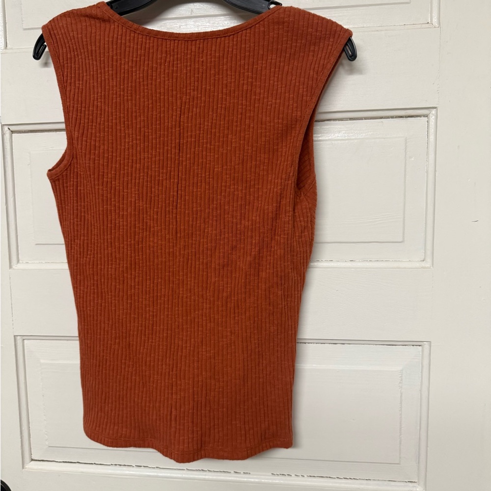 Maurices Rust Ribbed Scoop Neck Tank - Picture 3 of 3